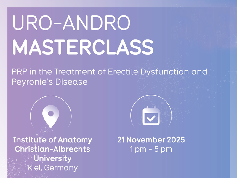 Masterclass : Uro-Andro Masterclass PRP in the Treatment of Erectile Dysfunction and Peyronie’s Disease